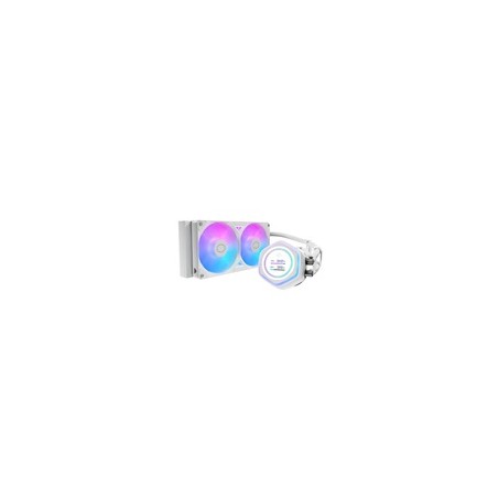 Cooler Master vodní chladič MasterLiquid Atmos II LCD 240, 2x120mm, LGA1851, AM5, bílá