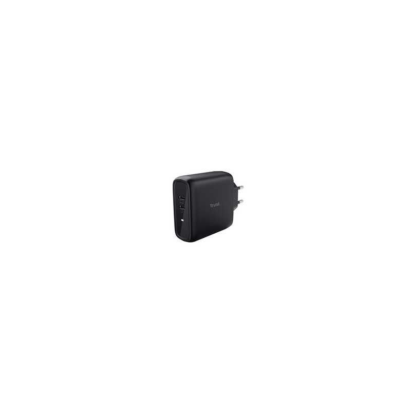 TRUST nabíječka MAXO 65W, 2x USB-C, černá