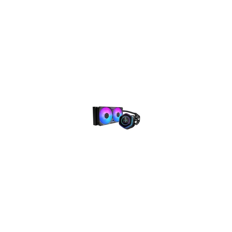Cooler Master vodní chladič MasterLiquid Atmos II LCD 240, 2x120mm, LGA1851, AM5, černá