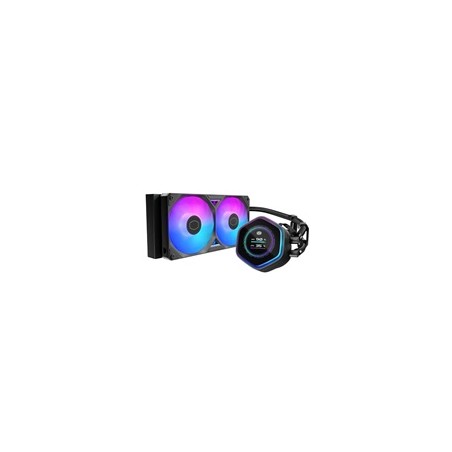 Cooler Master vodní chladič MasterLiquid Atmos II LCD 240, 2x120mm, LGA1851, AM5, černá