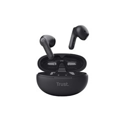 TRUST sluchátka Yavi, Bluetooth, špunty, černá