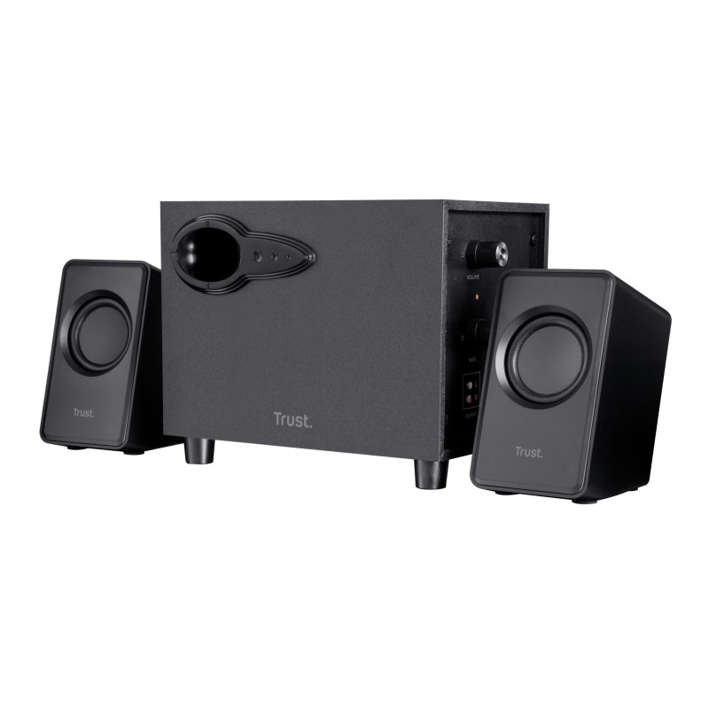 TRUST Reproduktory 2.1 Avora Subwoofer Speaker Set - black