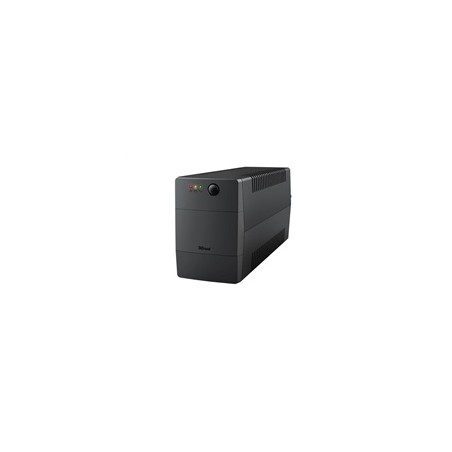 TRUST UPS Paxxon 800VA UPS with 2 standard wall power outlets