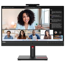 LENOVO LCD T24mv-30 - 23.8”,IPS,16:9,1920x1080,4ms/6ms,250cd/m2,1000:1,VGA,DP,HDMI,5xUSB,USB-C,RJ45,VESA,cam,rep,Pivt