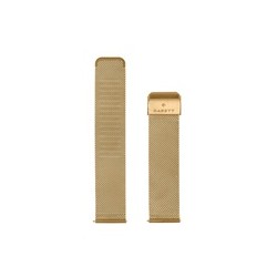 Garett univerzální řemínek 18 mm, zlatý kovový, typ Mesh
