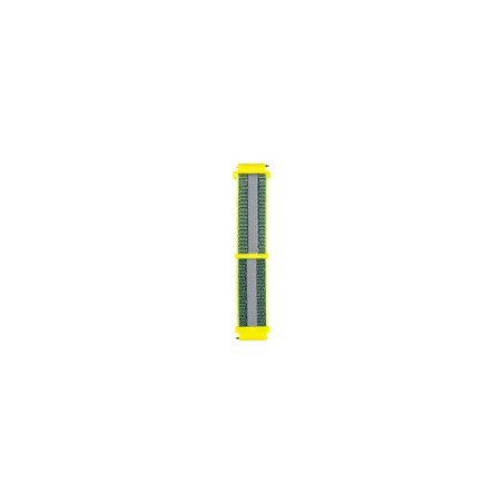 Garett Kids univerzální řemínek 20 mm, zelený reflexní