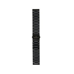Garett univerzální řemínek 22 mm, černý kovový, typ Solid