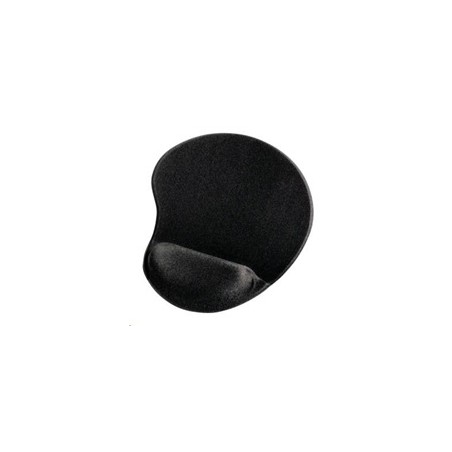 Hama ergonomická gelová podložka pod myš, černá