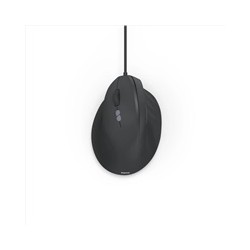 Hama vertikální ergonomická kabelová myš ECM-500L, pro leváky, černá