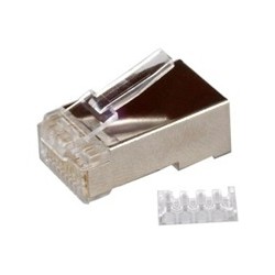 Konektor STP RJ45 (8p8c), Cat6, 50µm, skládaný, licna(lanko) - 100 ks
