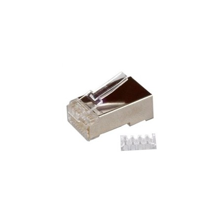 Konektor STP RJ45 (8p8c), Cat6, 50µm, skládaný, licna(lanko) - 100 ks