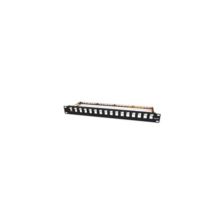 19" modulární patch panel LEXI-Net 16port, černý