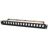 19" modulární patch panel LEXI-Net 16port, černý