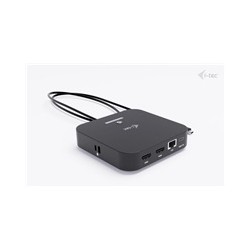 i-tec USB-C Dual HDMI Docking Station, Power Delivery 100W