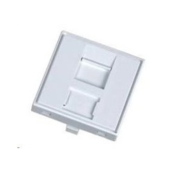 Modul neosazený 1x RJ45, 45x45 mm s prachovkou
