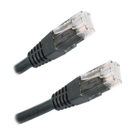 XtendLan patch kabel Cat6, UTP - 2m, černý