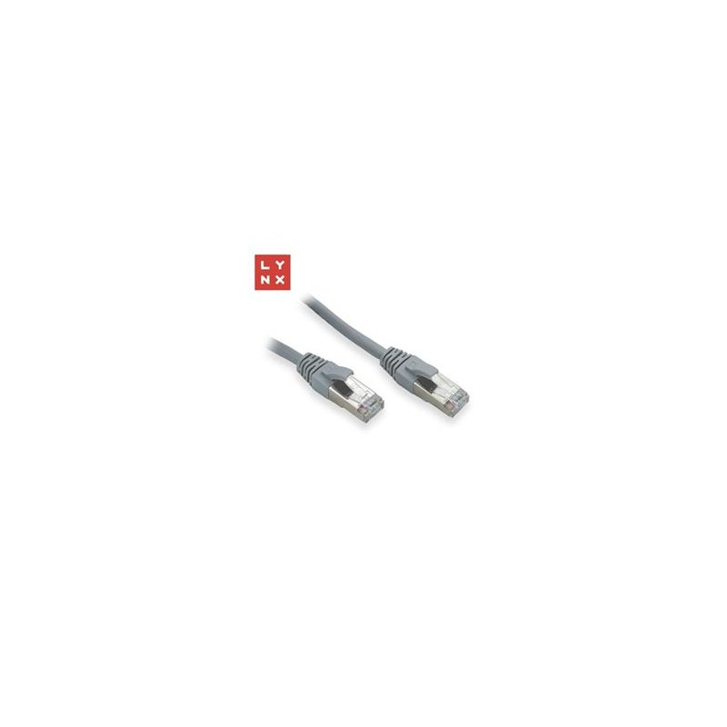 LYNX FTP patch kabel Cat5e PVC, CCA, 7m, šedý