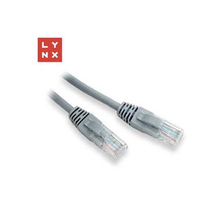 LYNX UTP patch kabel Cat5e, PVC, CCA, 20m, šedý