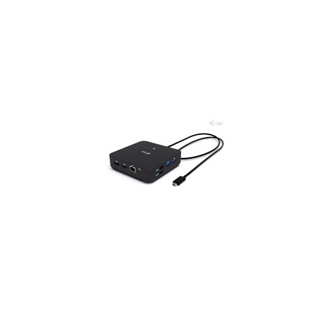 i-tec USB-C DP Dual HDMI Docking Station, Power Delivery 100W