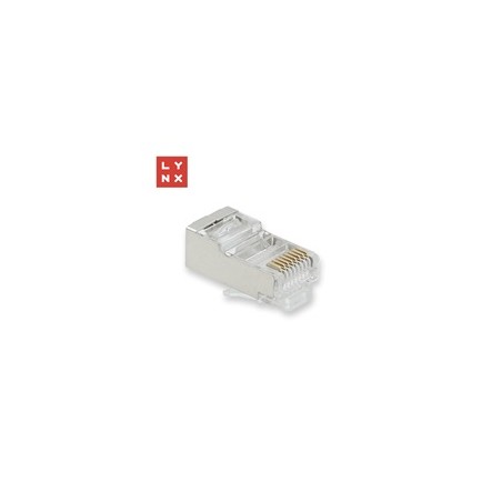 LYNX konektor STP Cat5e, 30µ, 100ks