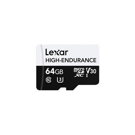 Lexar microSDXC High-Endurance UHS-I/U3/10 R100/W35 (V30) 64GB