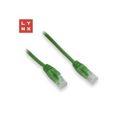 LYNX UTP patch kabel Cat5e, PVC, CCA, 3m, zelený