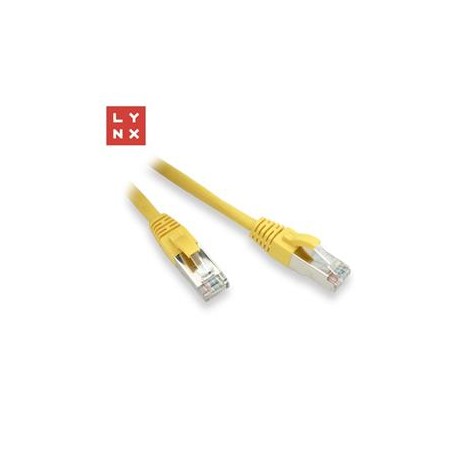LYNX FTP patch kabel Cat5e PVC, CCA, 2m, žlutý