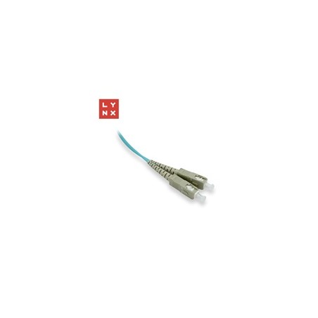 LYNX duplexní patch kabel MM, OM3, SC/SC, 50/125µm, 1m