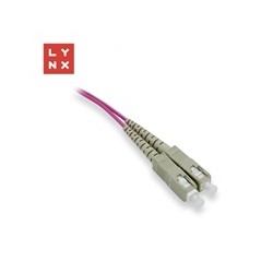 LYNX duplexní patch kabel MM, OM4, SC/SC, 50/125µm, 3m