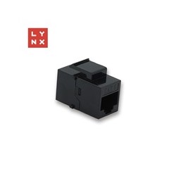 LYNX keystone spojka UTP Cat6, 8P8C, černá