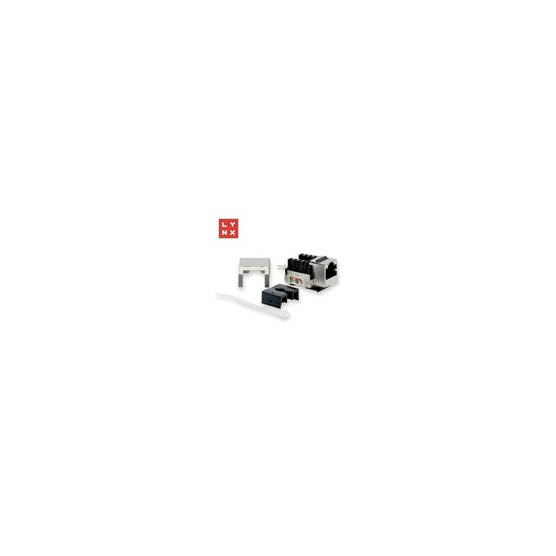 LYNX keystone STP Cat5e, 90 stp., stříbrný