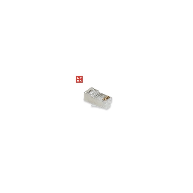 LYNX konektor STP Cat6a, 50µ, 100ks
