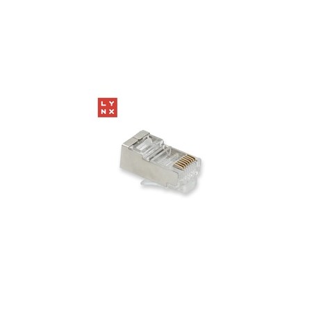 LYNX konektor STP Cat6a, 50µ, 100ks
