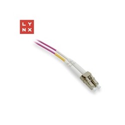LYNX duplexní patch kabel MM, OM4, LC/LC, 50/125µm, 2m