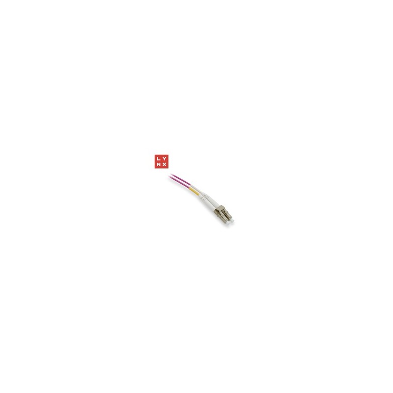 LYNX duplexní patch kabel MM, OM4, LC/LC, 50/125µm, 2m