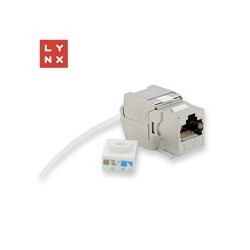 LYNX keystone STP Cat6, samozařezávací, stříbrný
