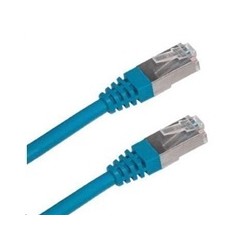 XtendLan patch kabel Cat6A, SFTP, LS0H - 0,3m, modrý