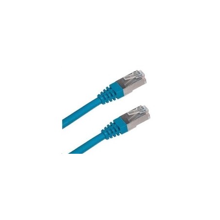 XtendLan patch kabel Cat6A, SFTP, LS0H - 0,3m, modrý