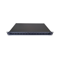 Optická vana výsuvná 1U, 24x SC simplex (24x LC duplex, 24x E2000) s kazetou OPTRONIC pro 24 svárů