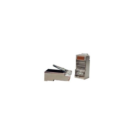 Konektor STP RJ45 (8p8c), Cat5E, 50µm, licna(lanko) - 100 ks