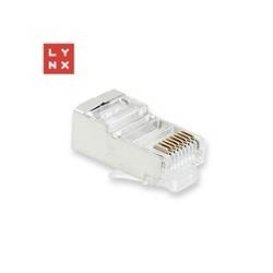 LYNX konektor STP Cat5e, 50µ, 100ks