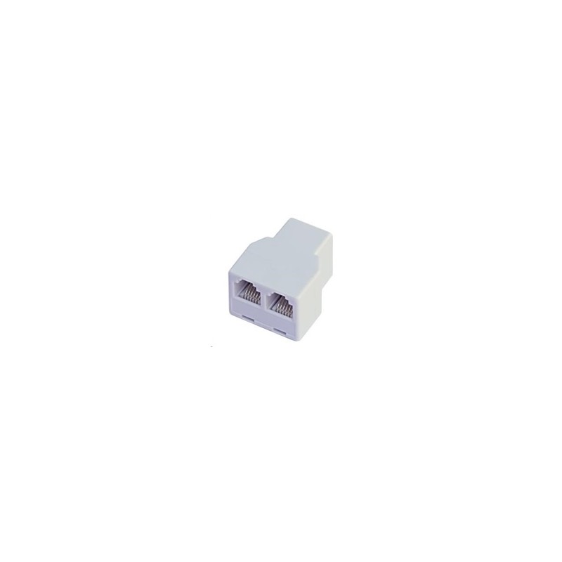Dvojspojka RJ12, 1x6p6c/2x6p6c - telefonní