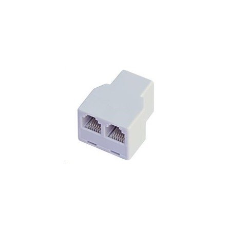 Dvojspojka RJ12, 1x6p6c/2x6p6c - telefonní