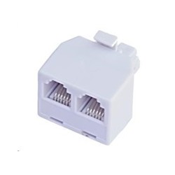 Rozdvojka RJ12, 1x6p6c/2x6p6c - telefonní