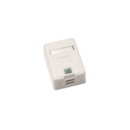 Zásuvka neosazená 1x RJ45 na omítku