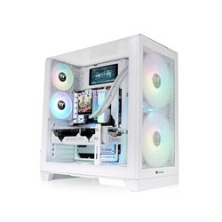 THERMALTAKE Case View 390 Air, ATX, Průhledná bočnice, 2x 120mm Fan, bílá