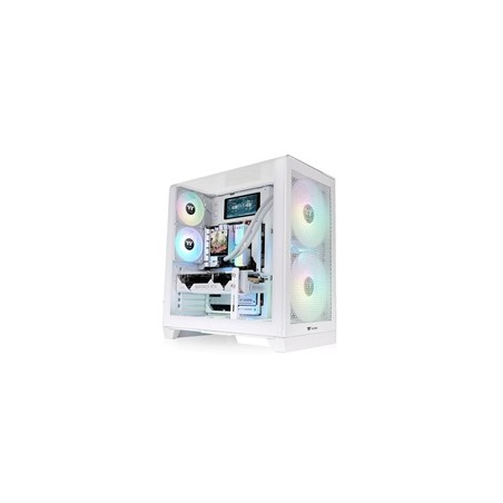 THERMALTAKE Case View 390 Air, ATX, Průhledná bočnice, 2x 120mm Fan, bílá
