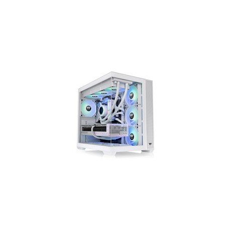 THERMALTAKE Case View 380 TG ARGB, ATX, Průhledná bočnice, 4x 120mm ARGB Fan, bílá
