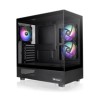 THERMALTAKE Case View 270 Plus TG ARGB, ATX, Průhledná bočnice, 3x 120mm ARGB Fan, černá