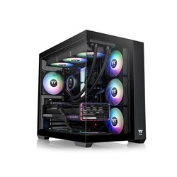 THERMALTAKE Case View 380 TG ARGB, ATX, Průhledná bočnice, 4x 120mm ARGB Fan, černá